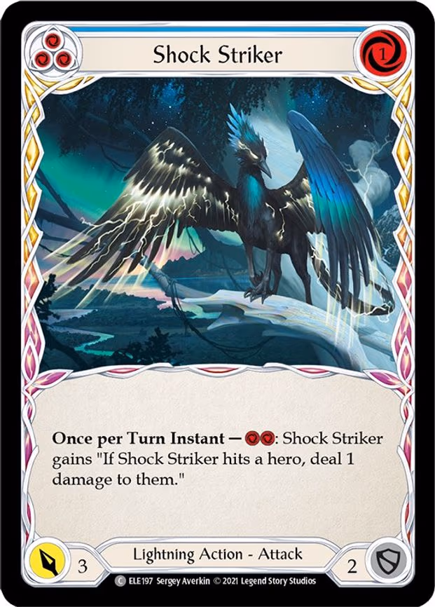 Shock Striker (Blue) - Common (ELE197)