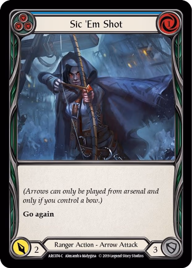 Sic 'Em Shot (Blue) - Common (ARC074)