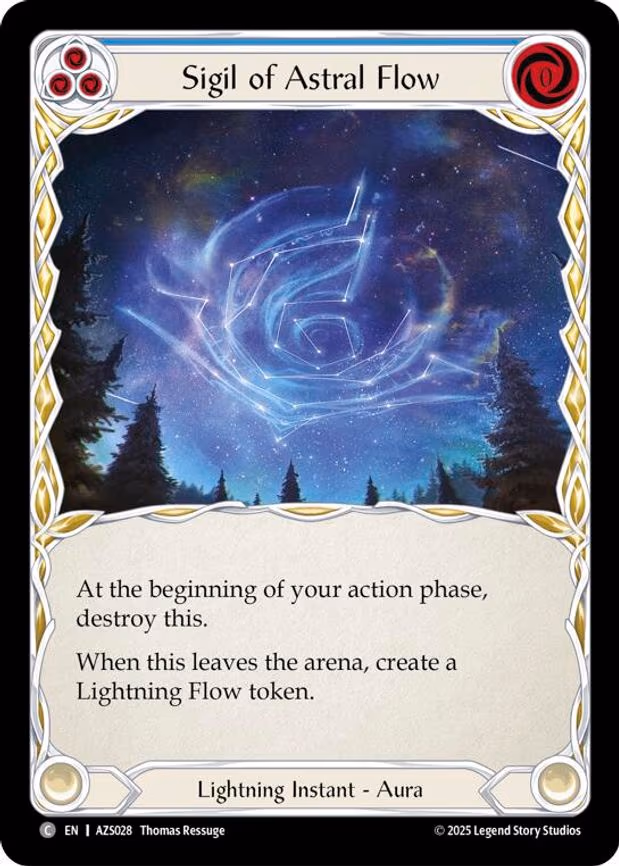 Sigil Of Astral Flow (Blue)