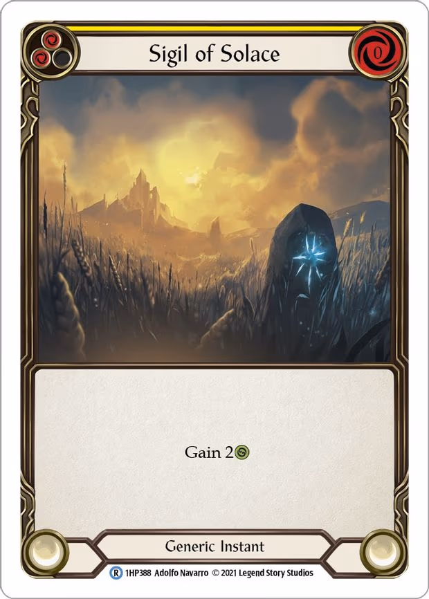 Sigil of Solace (Yellow) - Rare (1HP388)