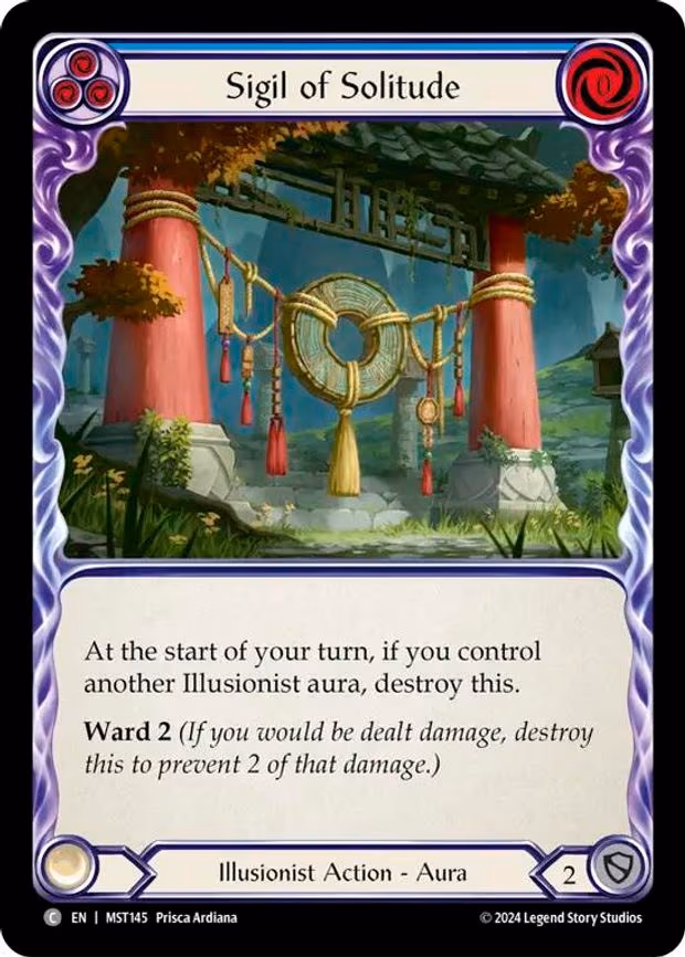 Sigil of Solitude (Blue) - Common (MST145)
