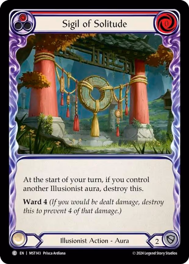 Sigil of Solitude (Red) - Common (MST143)