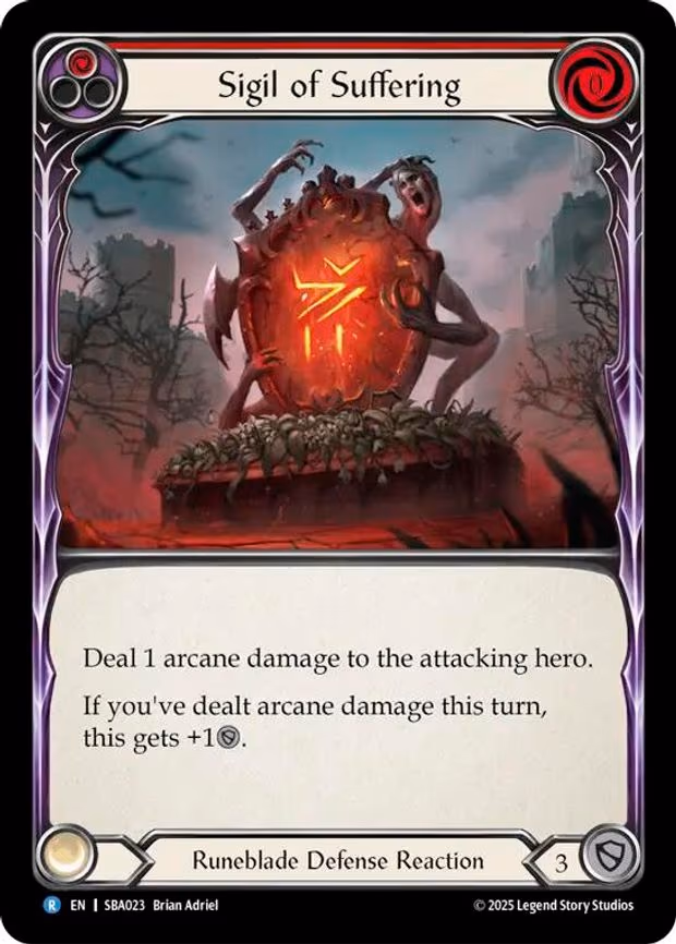 Sigil of Suffering (Red) - Rare (SBA023)