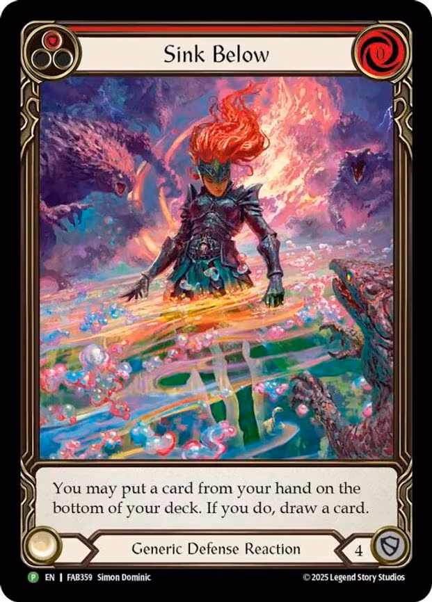 Sink Below (Red)