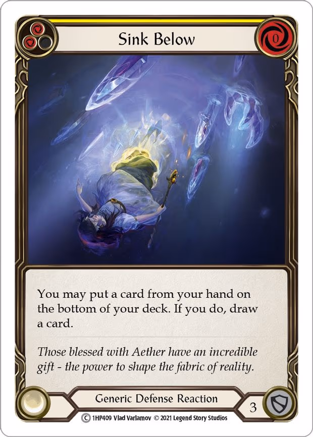 Sink Below (Yellow)