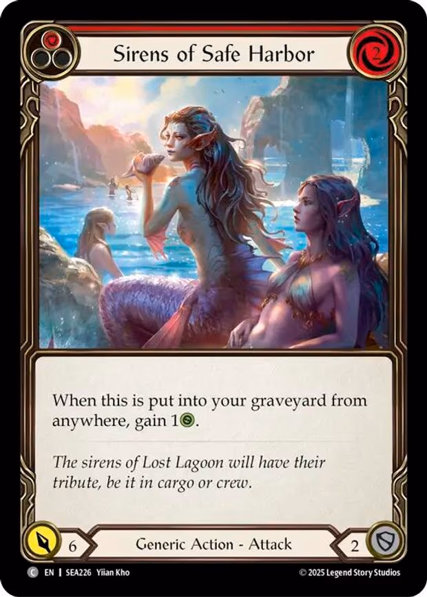 Sirens of Safe Harbor (Red) - Common (SEA226)