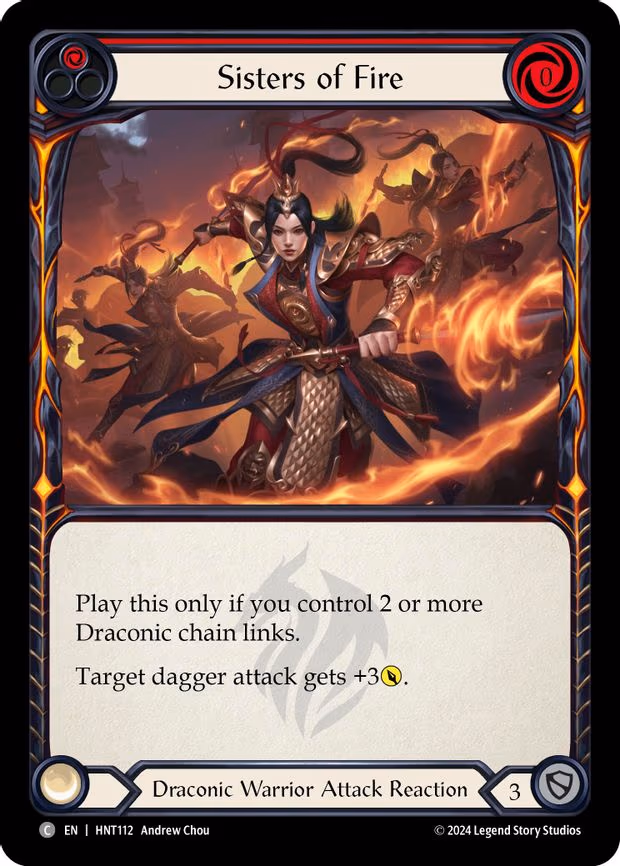 Sisters of Fire (Red) - Common (HNT112)