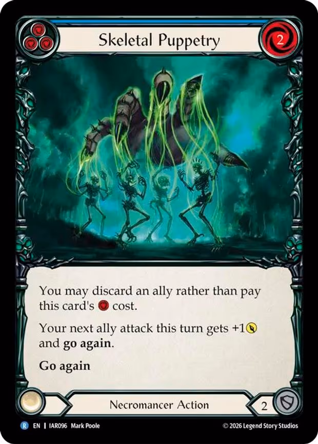 Skeletal Puppetry (Blue) - Rare (IAR096)