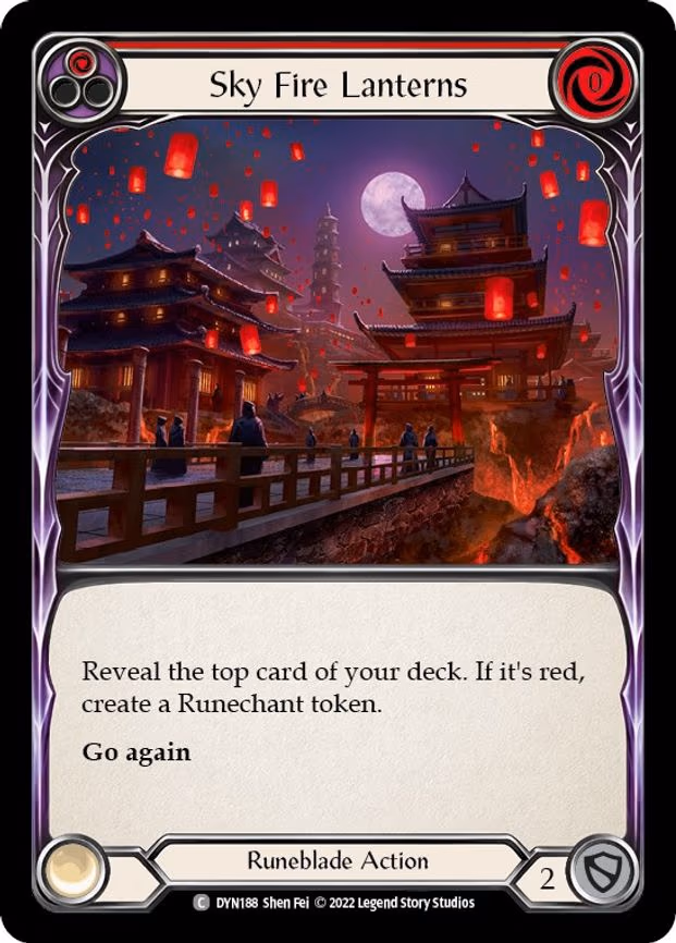 Sky Fire Lanterns (Red) - Common (DYN188)