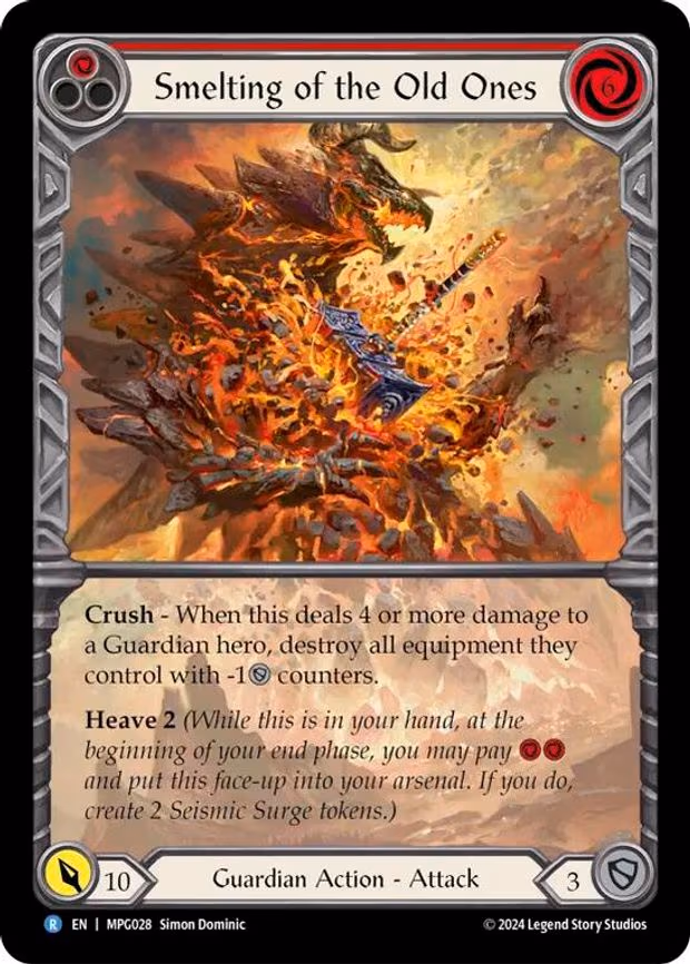 Smelting of the Old Ones - Rare (MPG028)