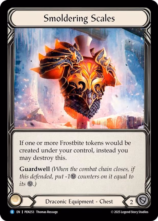 Smoldering Scales - Rare (PEN253)