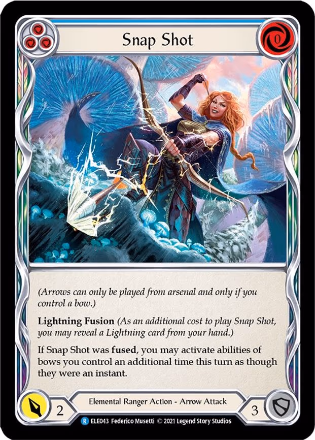Snap Shot (Blue) - Rare (ELE043)