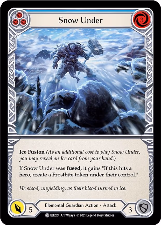 Snow Under (Blue)