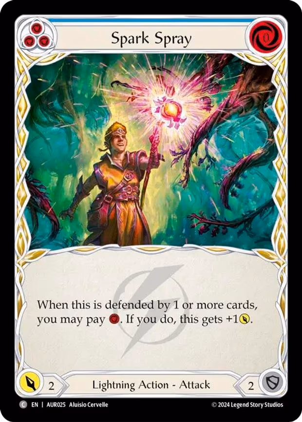 Spark Spray (Blue) - Common (AUR025)