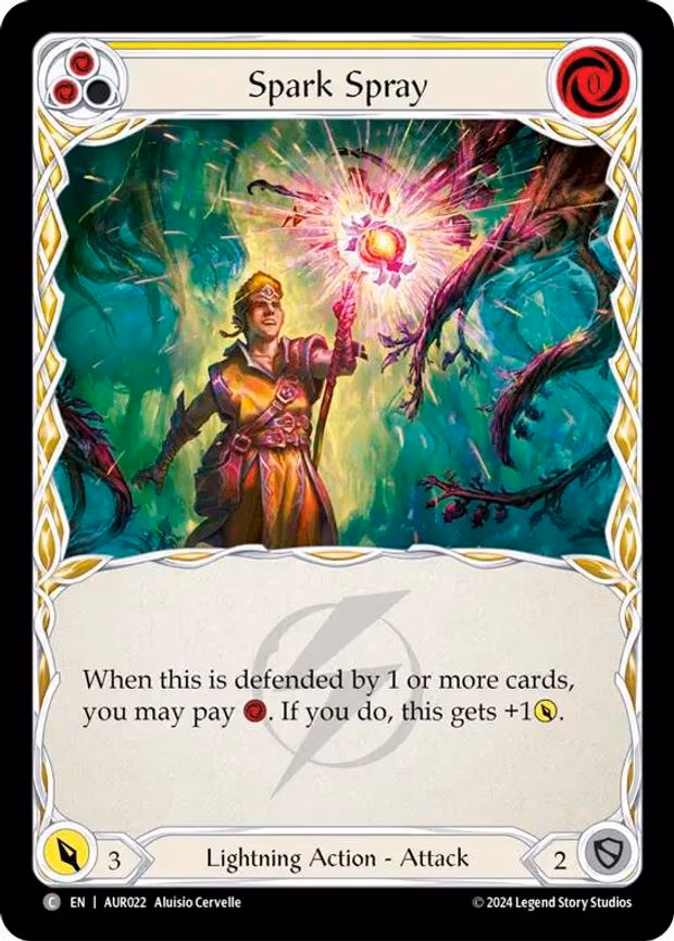 Spark Spray (Yellow) - Common (AUR022)