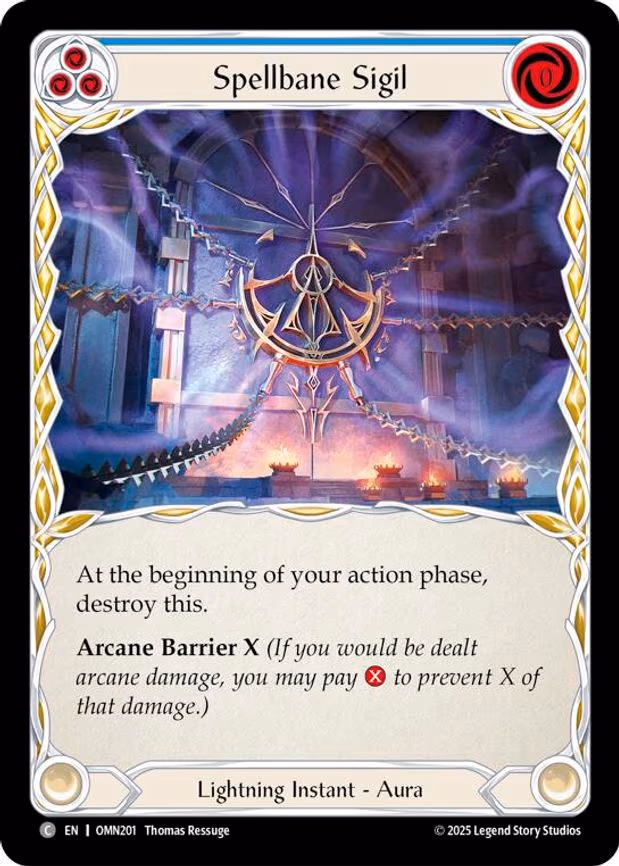 Spellbane Sigil (Blue) - Common (OMN201)