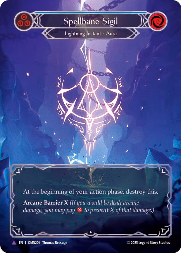 Spellbane Sigil (Blue) (Marvel) - Marvel (OMN201)