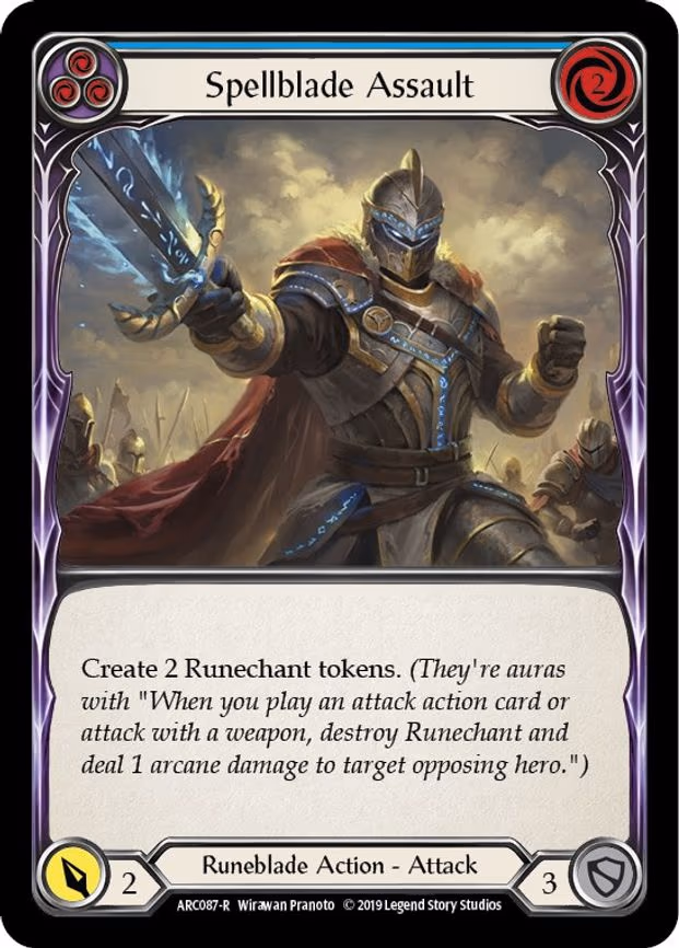 Spellblade Assault (Blue) - Rare (ARC087)