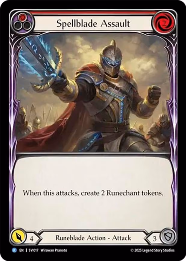 Spellblade Assault (Red) - Rare (SVI017)