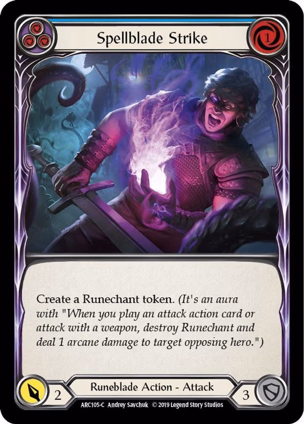 Spellblade Strike (Blue) - Common (ARC105)