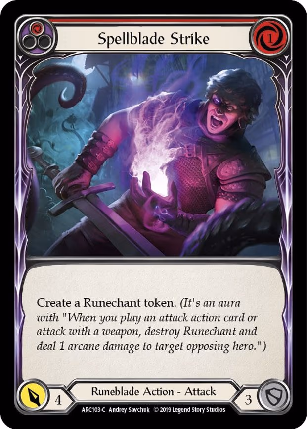 Spellblade Strike (Red) - Common (ARC103)
