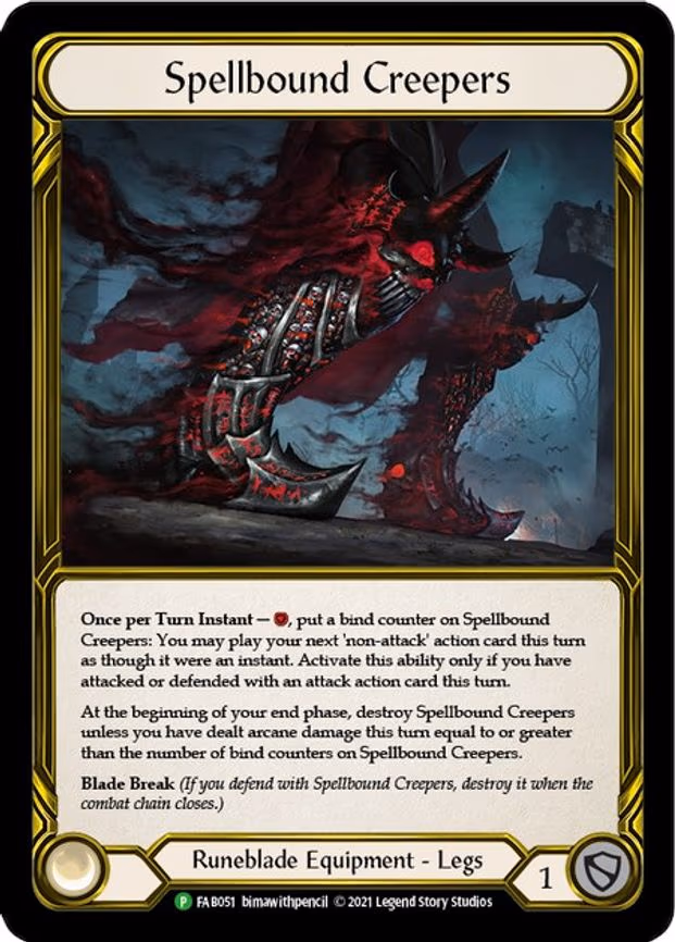 Spellbound Creepers (Golden) - Promo (FAB051)