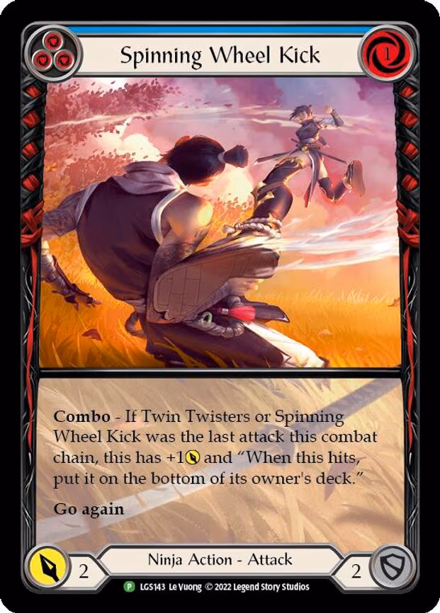 Spinning Wheel Kick (Blue) - Promo (LGS143)