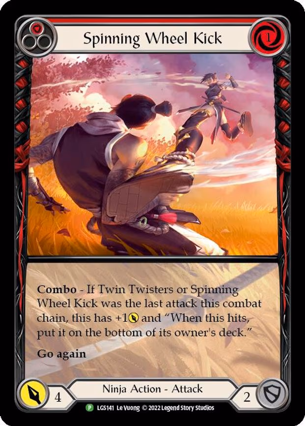 Spinning Wheel Kick (Red) - Promo (LGS141)