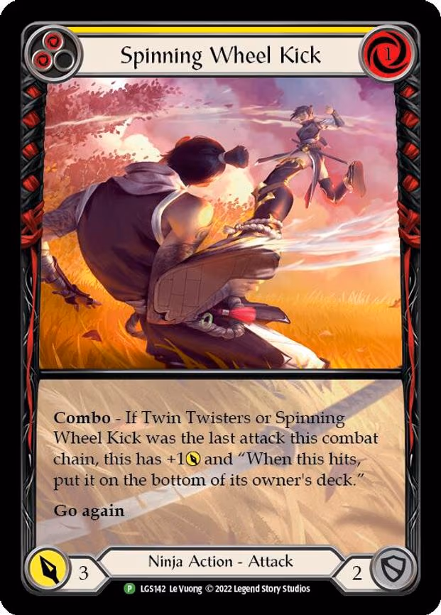 Spinning Wheel Kick (Yellow) - Promo (LGS142)