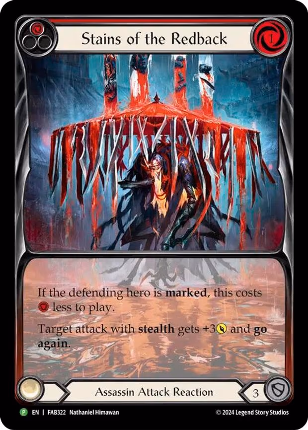 Stains of the Redback (Red)