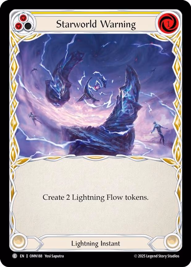 Starworld Warning (Yellow) - Common (OMN188)
