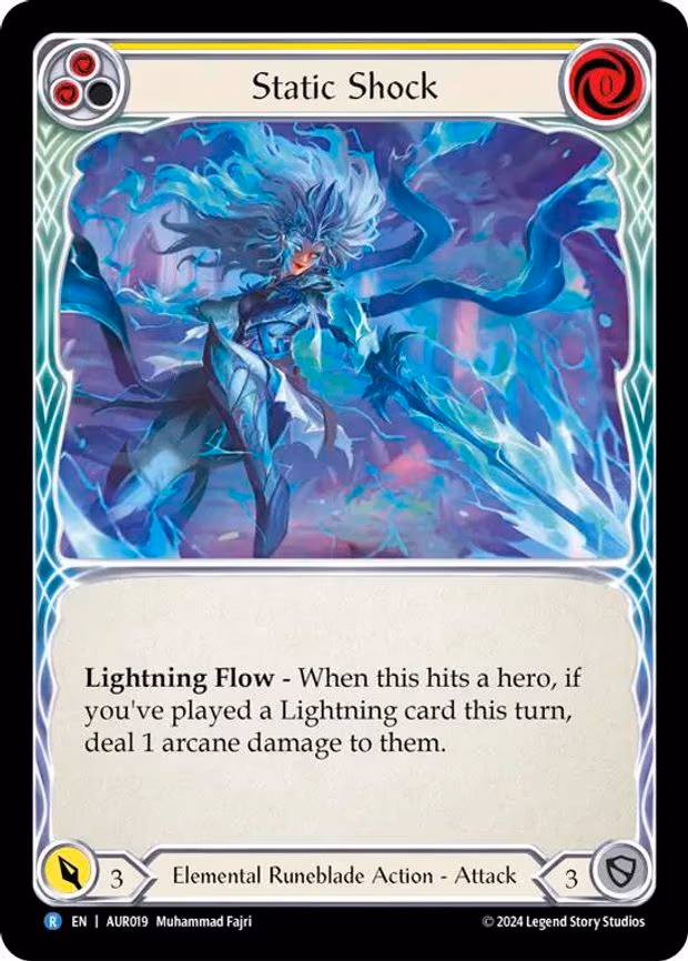 Static Shock (Yellow) - Rare (AUR019)