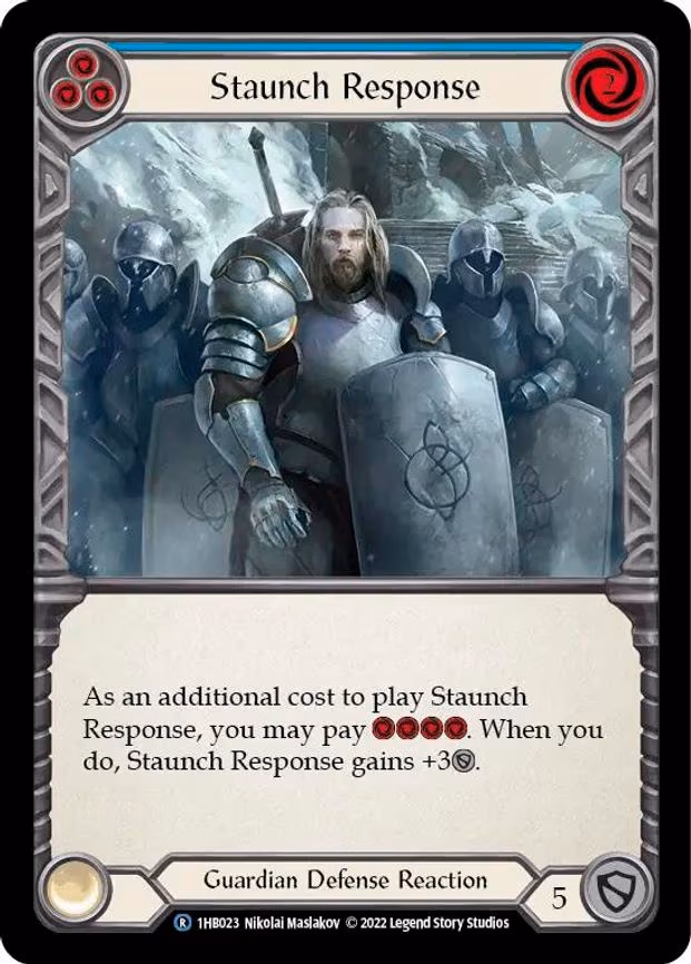 Staunch Response (Blue)