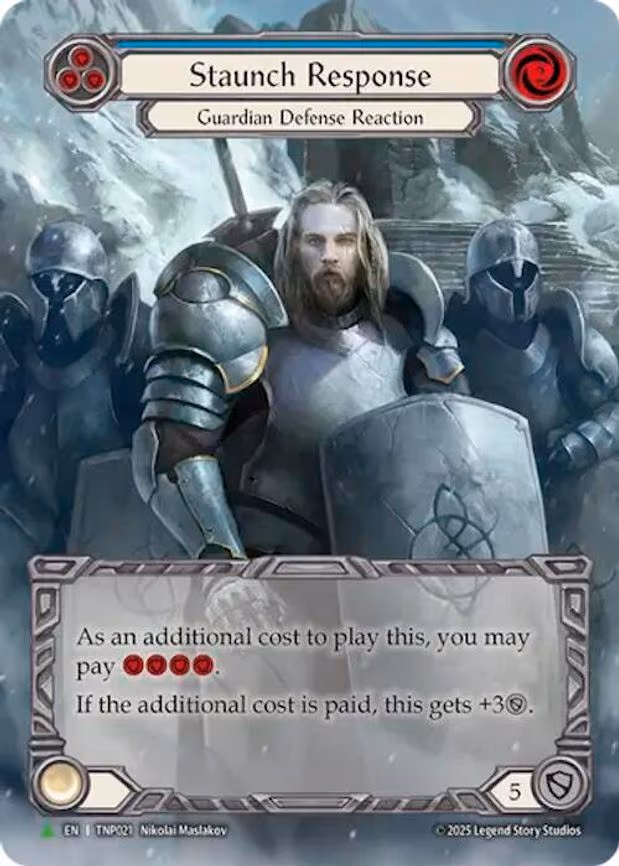 Staunch Response (Blue) (Marvel) - Promo (TNP019)