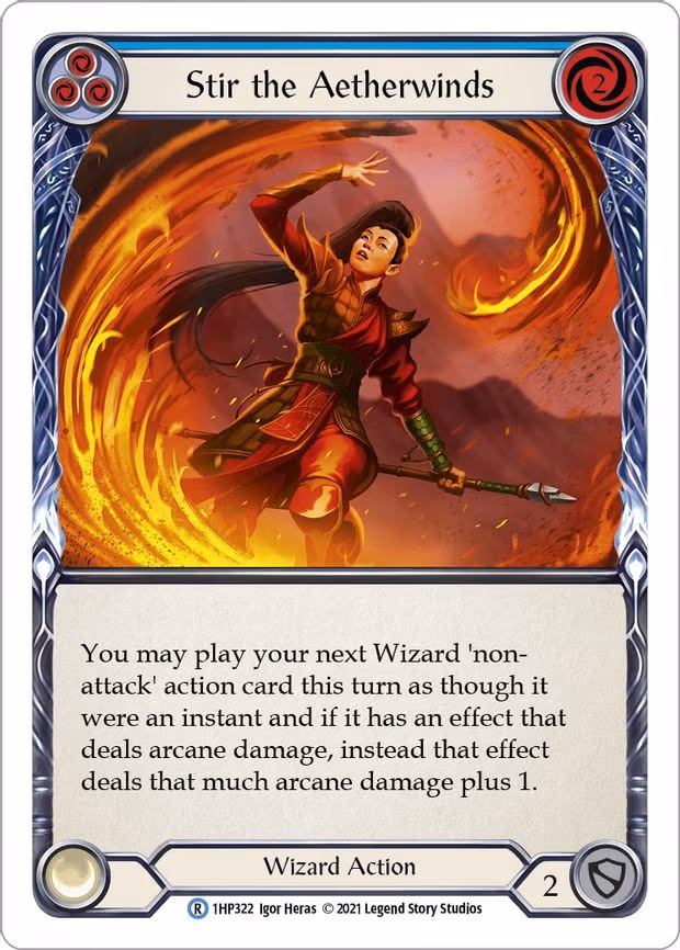 Stir the Aetherwinds (Blue) - Rare (1HP322)