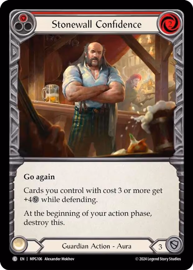 Stonewall Confidence (Red) - Common (MPG106)