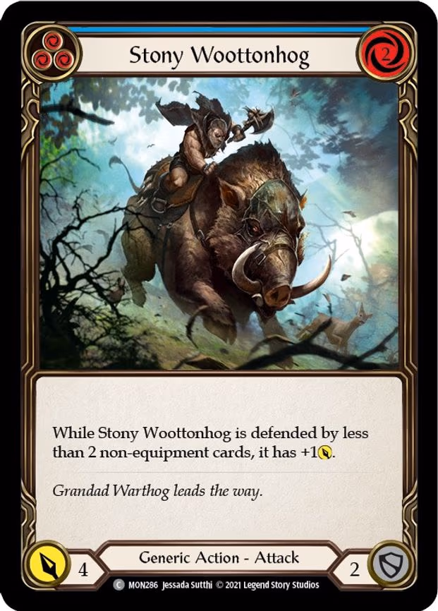 Stony Woottonhog (Blue) - Common (MON286)