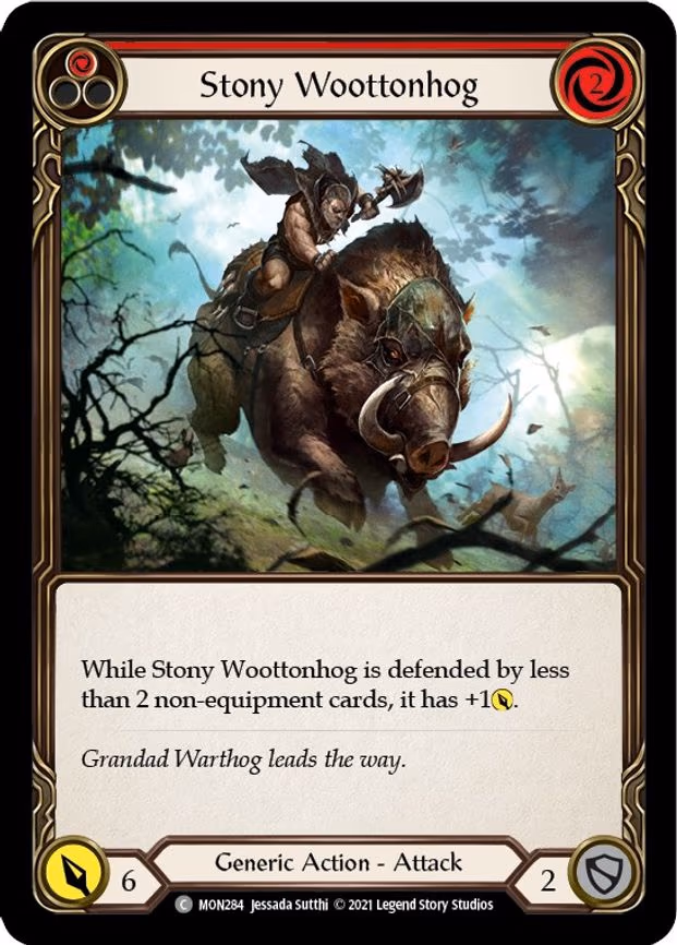 Stony Woottonhog (Red) - Common (MON284)