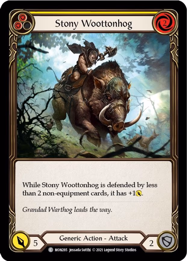 Stony Woottonhog (Yellow) - Common (MON285)