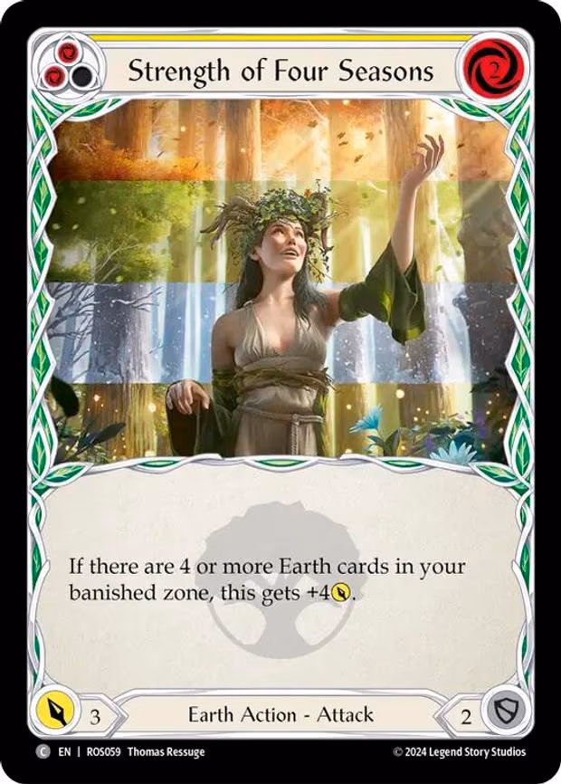 Strength of Four Seasons (Yellow) - Common (ROS059)