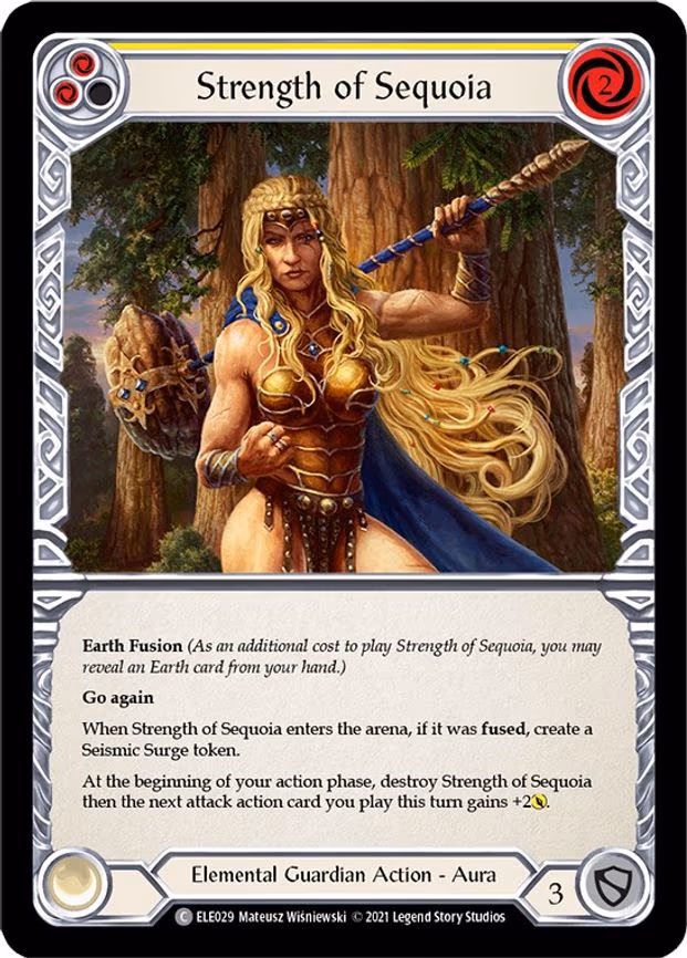 Strength of Sequoia (Yellow) - Common (ELE029)