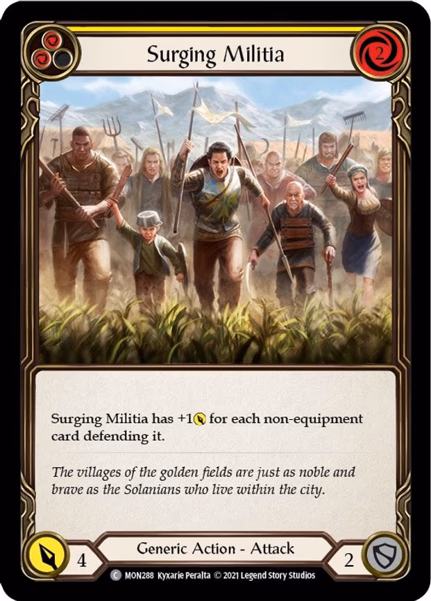 Surging Militia (Yellow) - Common (MON288)