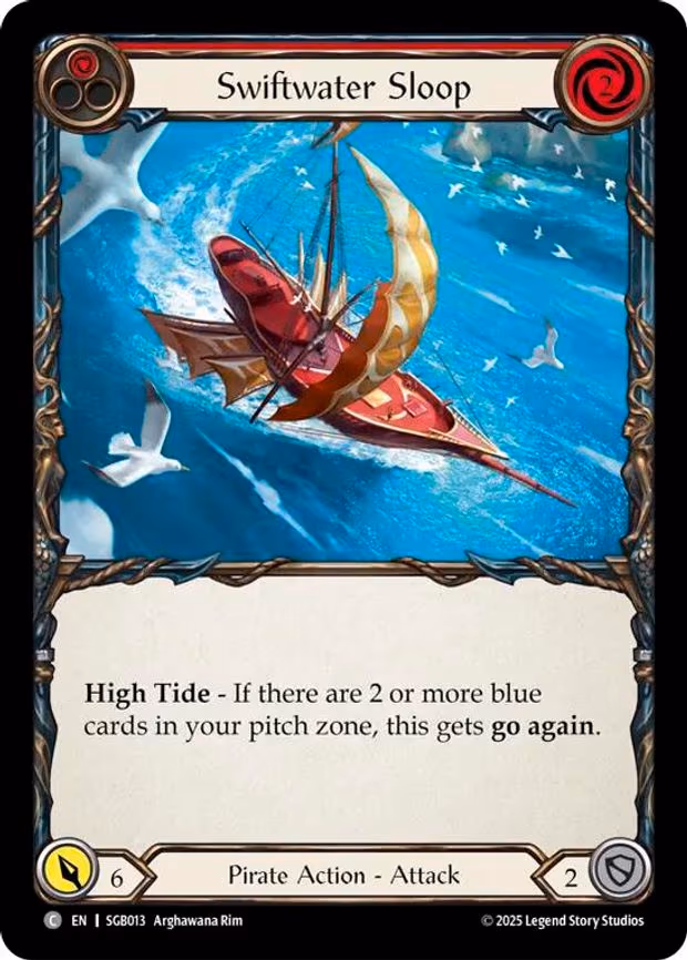Swiftwater Sloop (Red) - Common (SGB013)