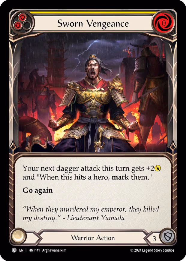 Sworn Vengeance (Yellow)
