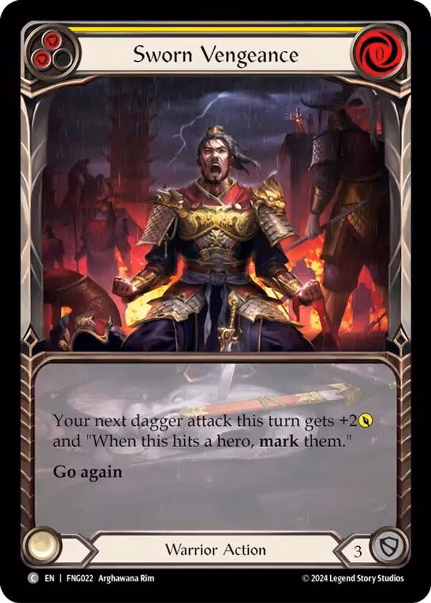 Sworn Vengeance (Yellow)