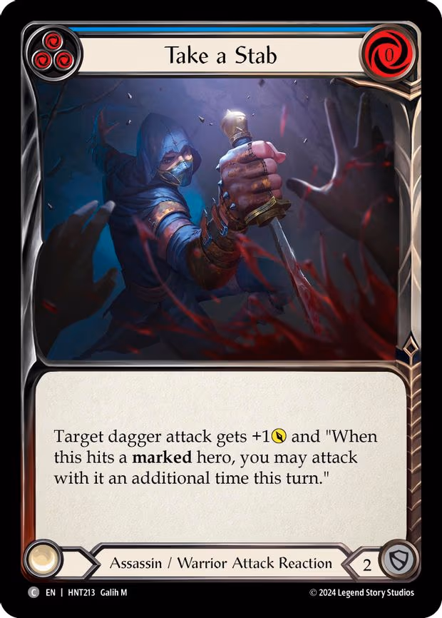 Take a Stab (Blue)