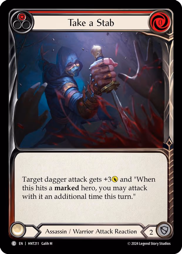 Take a Stab (Red) - Common (HNT211)