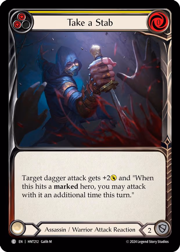 Take a Stab (Yellow) - Common (HNT212)