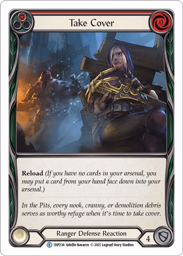 Take Cover (Red) - Rare (1HP234)