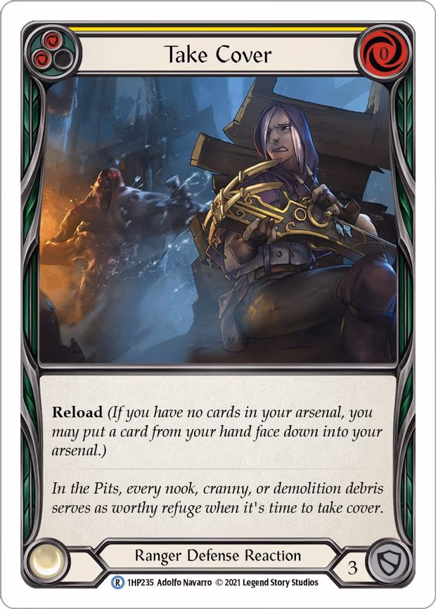 Take Cover (Yellow) - Rare (1HP235)